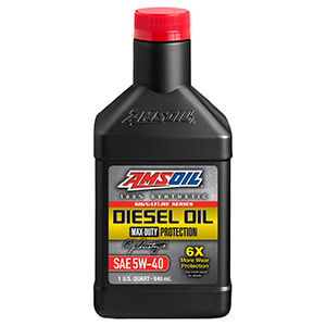 Signature Series Max-Duty Synthetic Diesel Oil 5W-40
Product code : DEOQT-EA